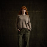 Meadow Women's Sweater - Superfine Lambswool - Feather