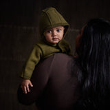 Baby & Kids Overall - Boiled Merino Wool - Seaweed