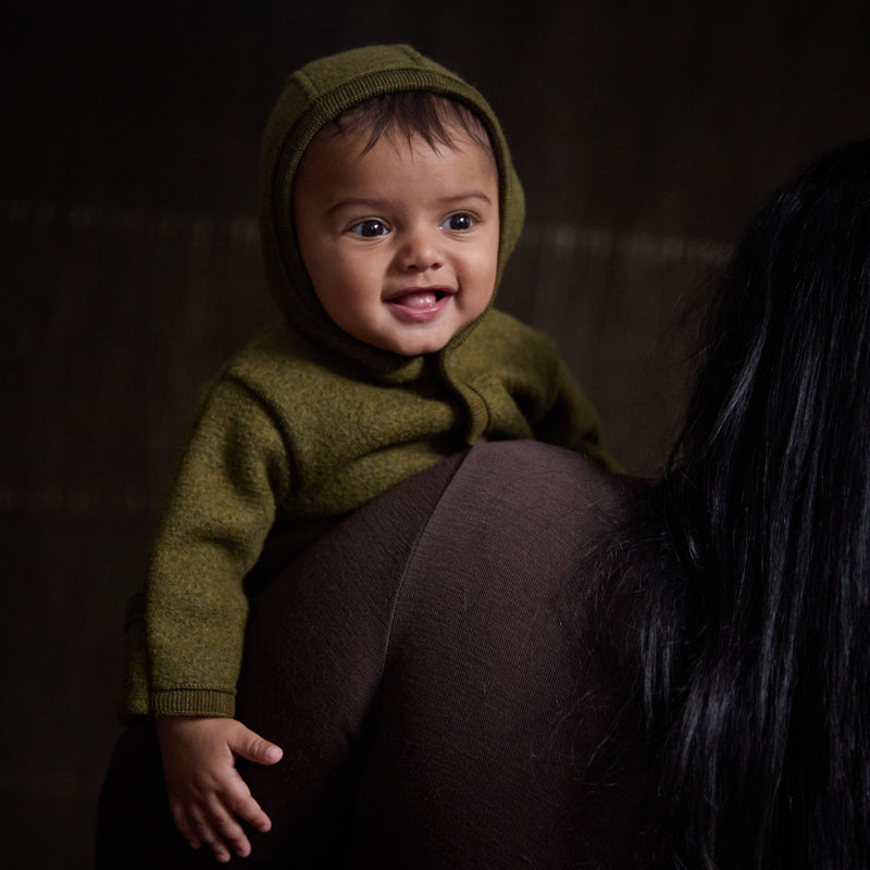 Baby & Kids Overall - Boiled Merino Wool - Seaweed