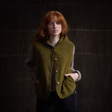 Falcon Women’s Vest - Merino Wool Fleece - Seaweed