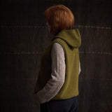 Falcon Women’s Vest - Merino Wool Fleece - Seaweed