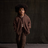 Baby & Kids Boiled Merino Wool Jacket - Hazelnut