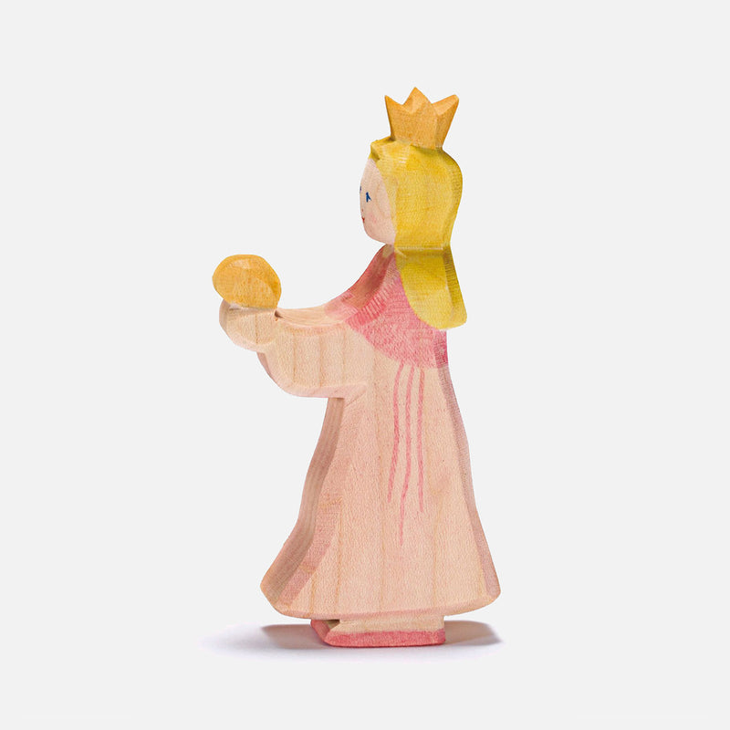 Handmade Wooden Princess for Frog King