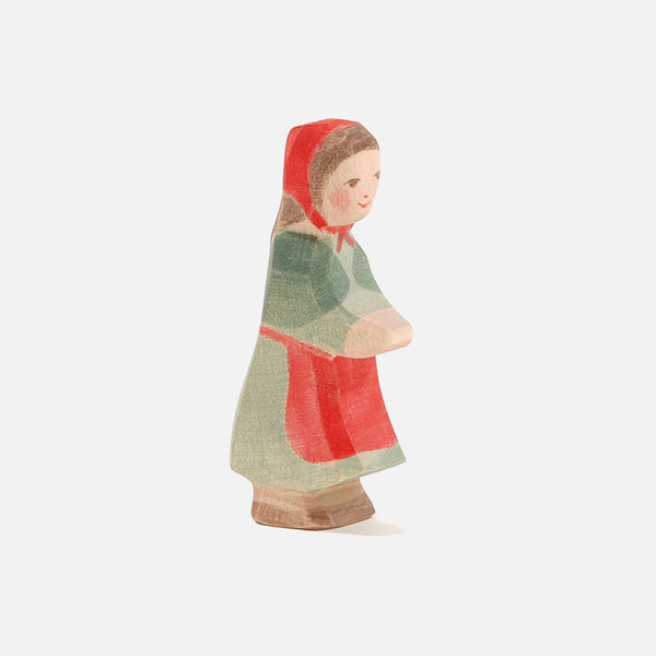 Handmade Wooden Red Riding Hood