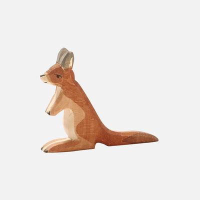 Handcrafted Wooden Small Kangeroo