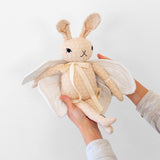 Handmade Cotton Large Butterfly Rabbit - Cream/Pink