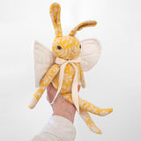 Handmade Cotton Medium Butterfly Rabbit - Yellow