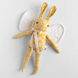 Handmade Cotton Medium Butterfly Rabbit - Yellow