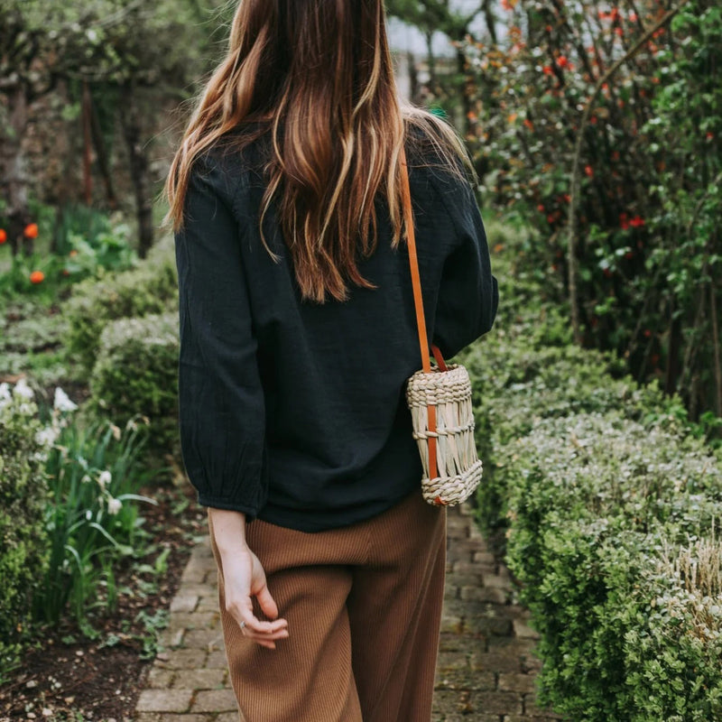 Women’s Cotton Onagre Blouse - Pirate Black