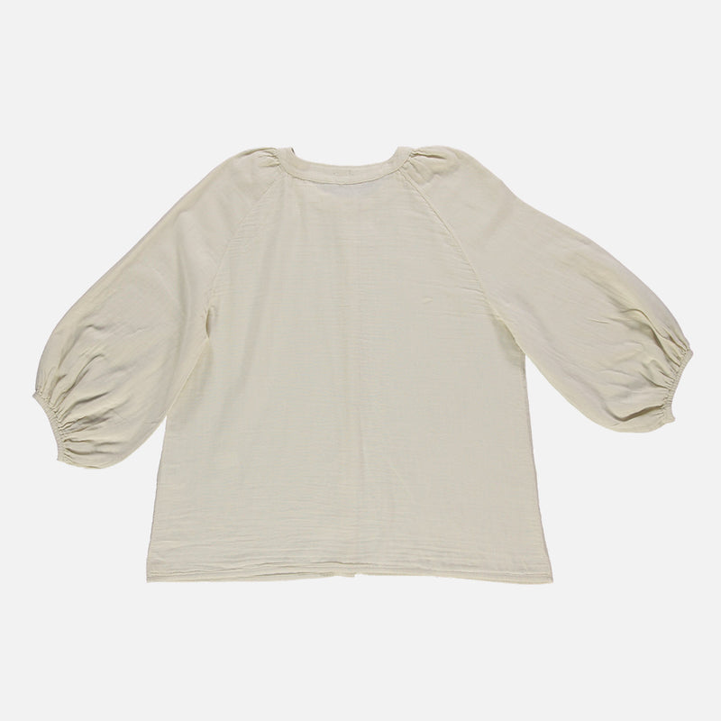 Womens Cotton Onagre Blouse - Almond Milk