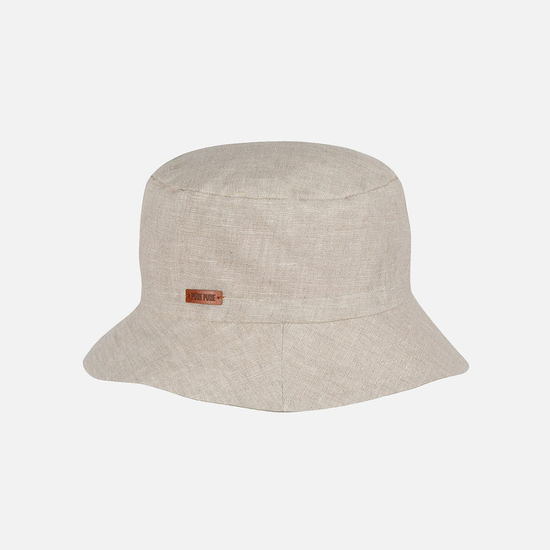 Linen Floppy Sun Hat - Linen