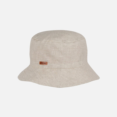 Linen Floppy Sun Hat - Linen