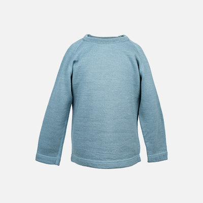 Baby & Kids Merino Wool/Silk Terry Top - Aqua