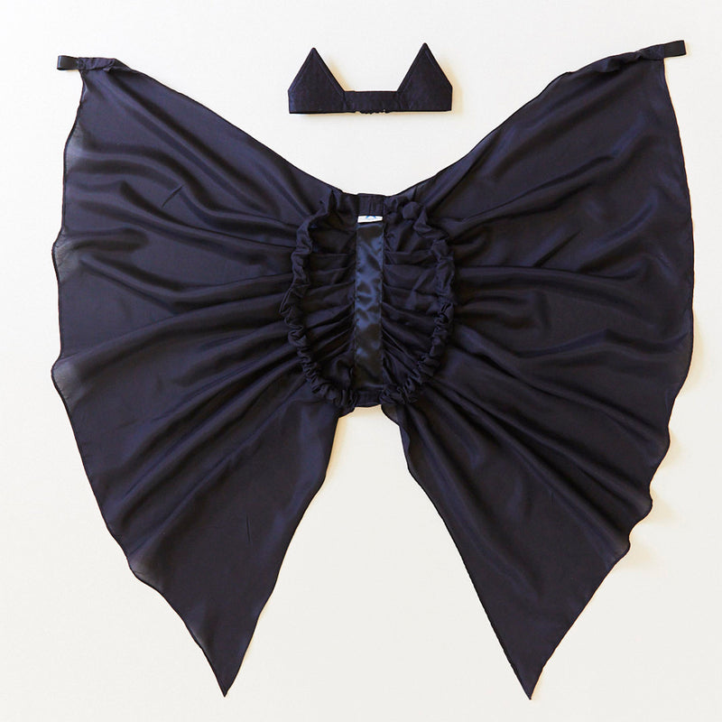 Silk Bat Costume - Black