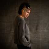 Womens Terra Cardigan - Donegal Wool - Granite