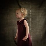 Wren Dress - Merino Wool & Silk - Fig