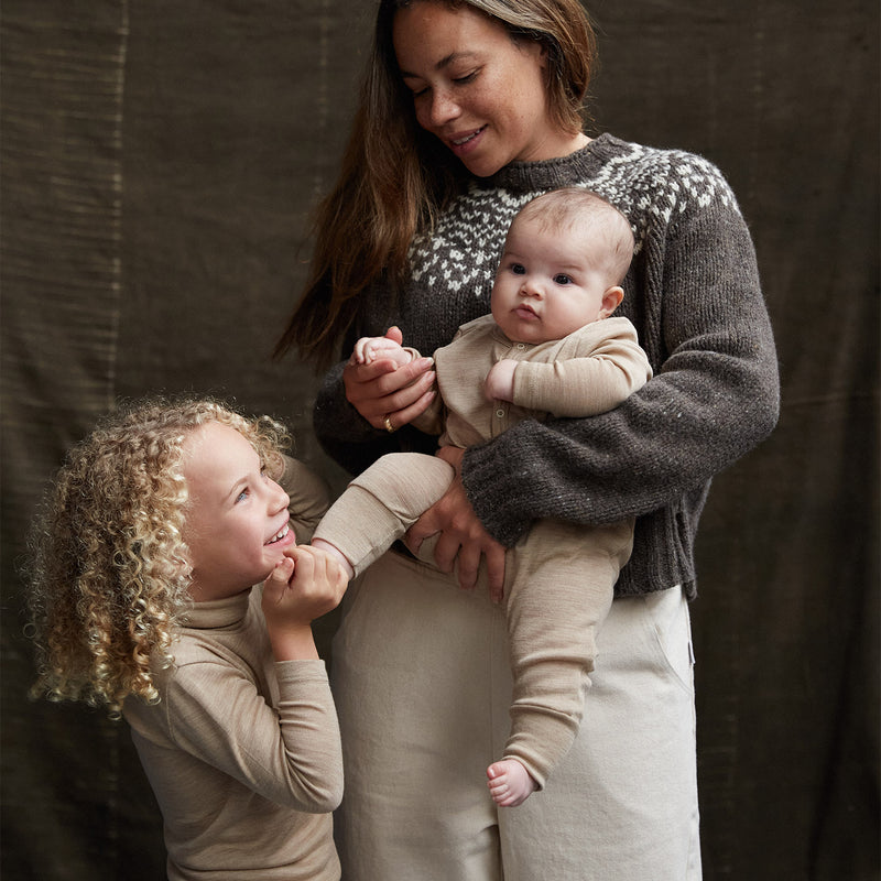Wool Pyjamas Baby/Children’s Merino Wool Silk Pyjamas in beige - sizes 3 mth-4 yrs ...