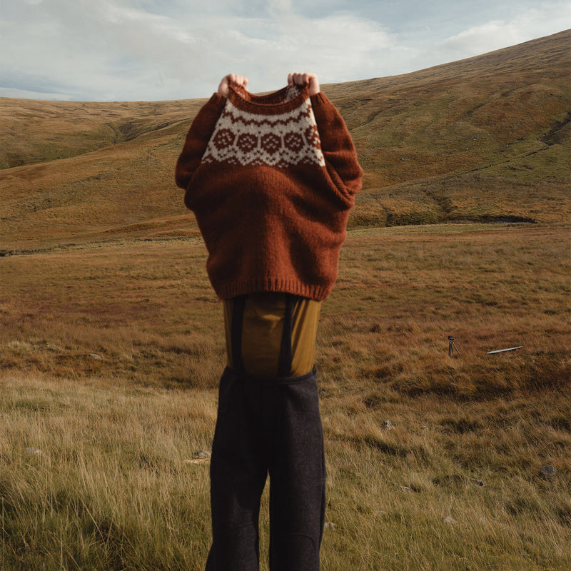 Norse Sweater - Donegal Wool - Cinnamon