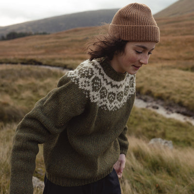 Norse Sweater - Donegal Wool - Ivy