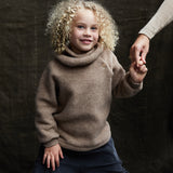 Puffin Baby & Kids Sweater - Merino Wool Fleece - Driftwood