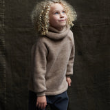 Puffin Baby & Kids Sweater - Merino Wool Fleece - Driftwood