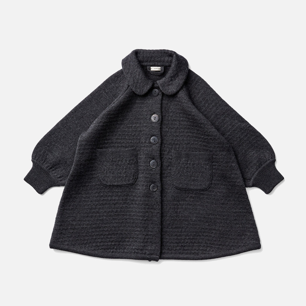 Merino Wool Ruth Coat - Soot – MamaOwl