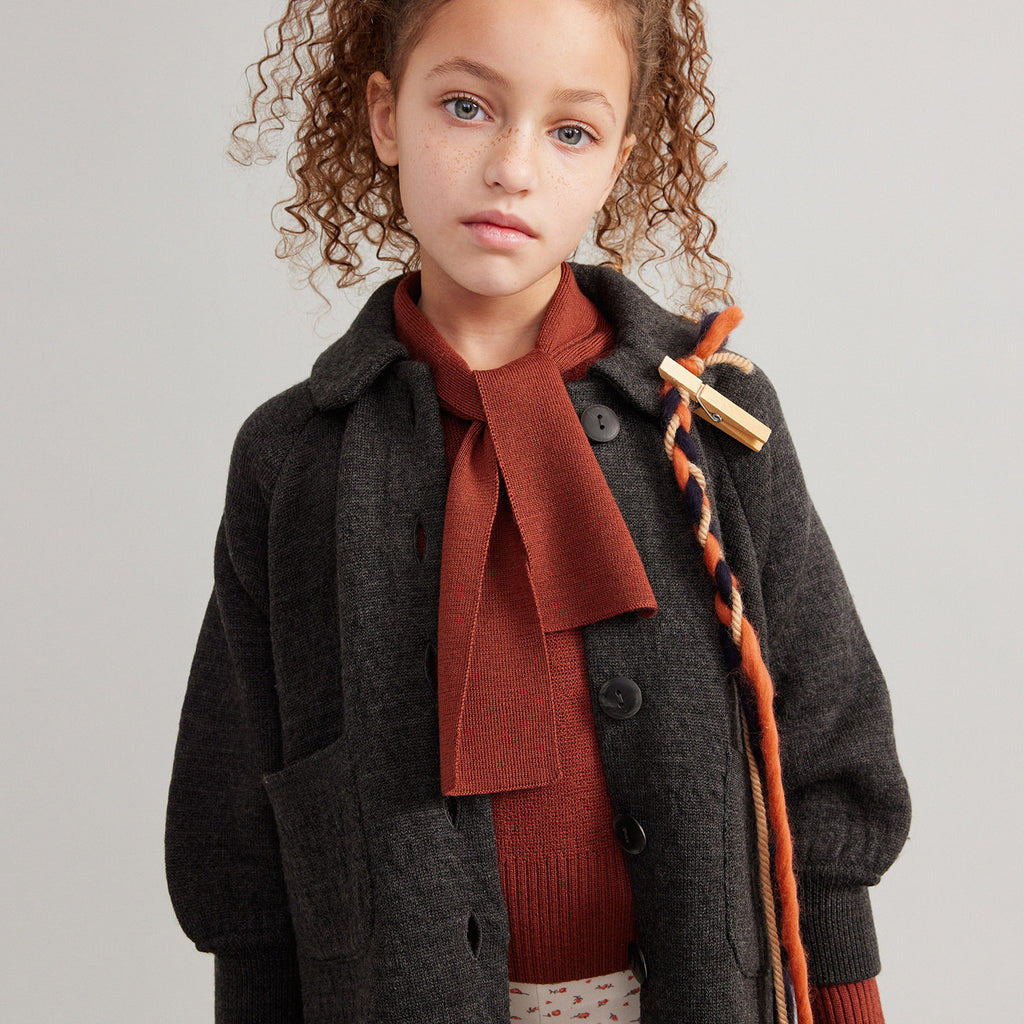 Merino Wool Ruth Coat - Soot – MamaOwl