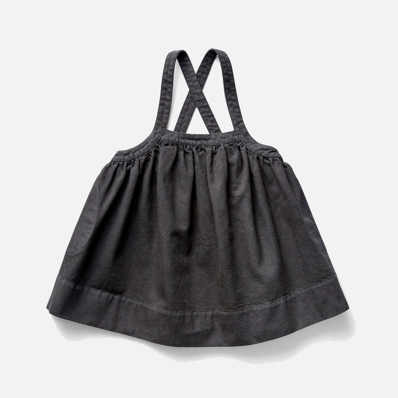 Cotton Eloise Pinafore - Licorice