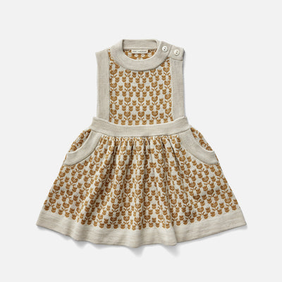 Merino Wool Matilda Dress - Spice