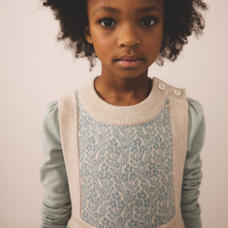 Pima Cotton Pouf Tee - Pointelle Oasis