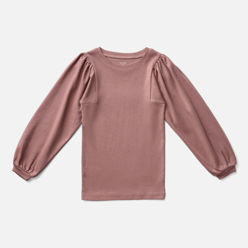 Pima Cotton Balloon Tee - Cherry