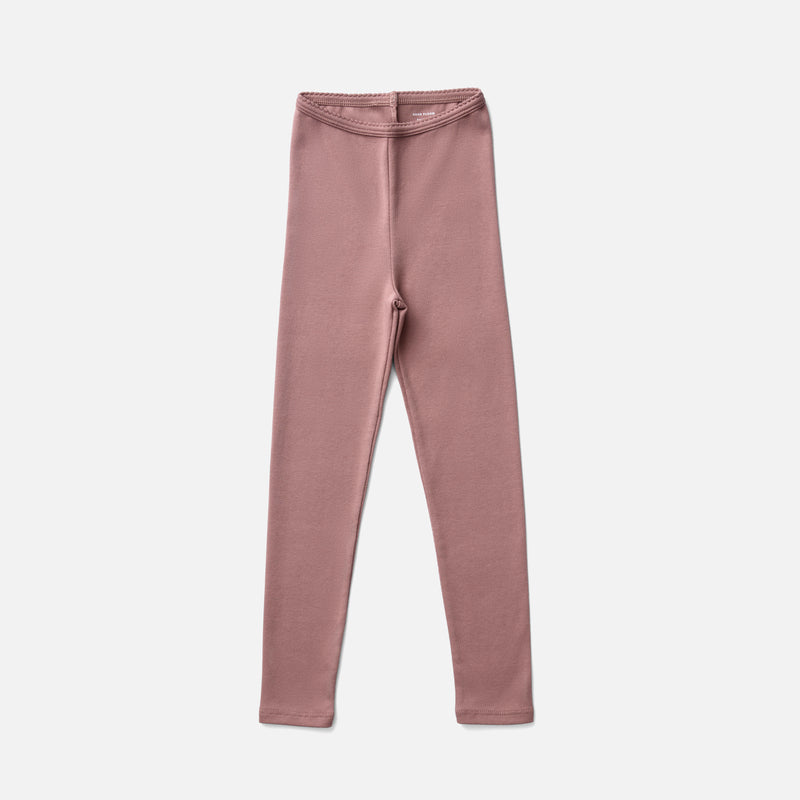 Pima Cotton Leggings - Cherry