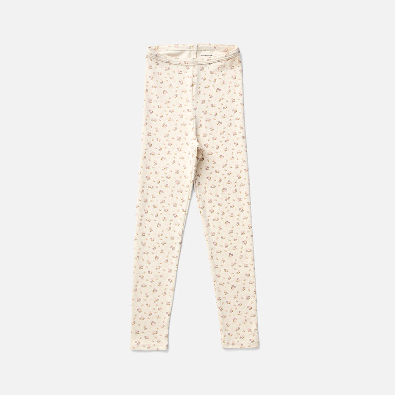 Pima Cotton Leggings - Calico Rosewood