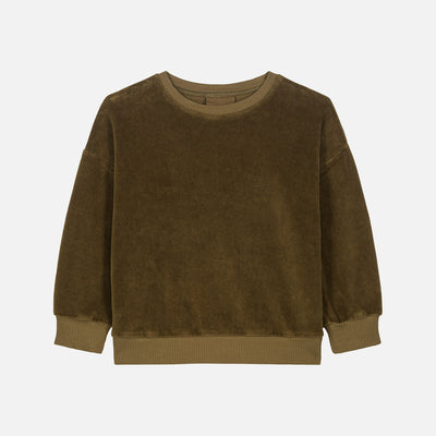 Cotton Terry Classic Sweatshirt - Kaki