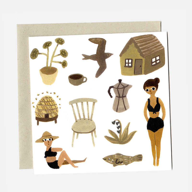 Greeting Cards Illustrated by Gemma Koomen - Summer -  More Options