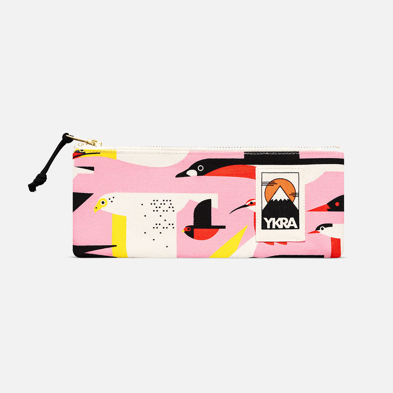 Cotton Canvas Pencil Case - Flying Flock