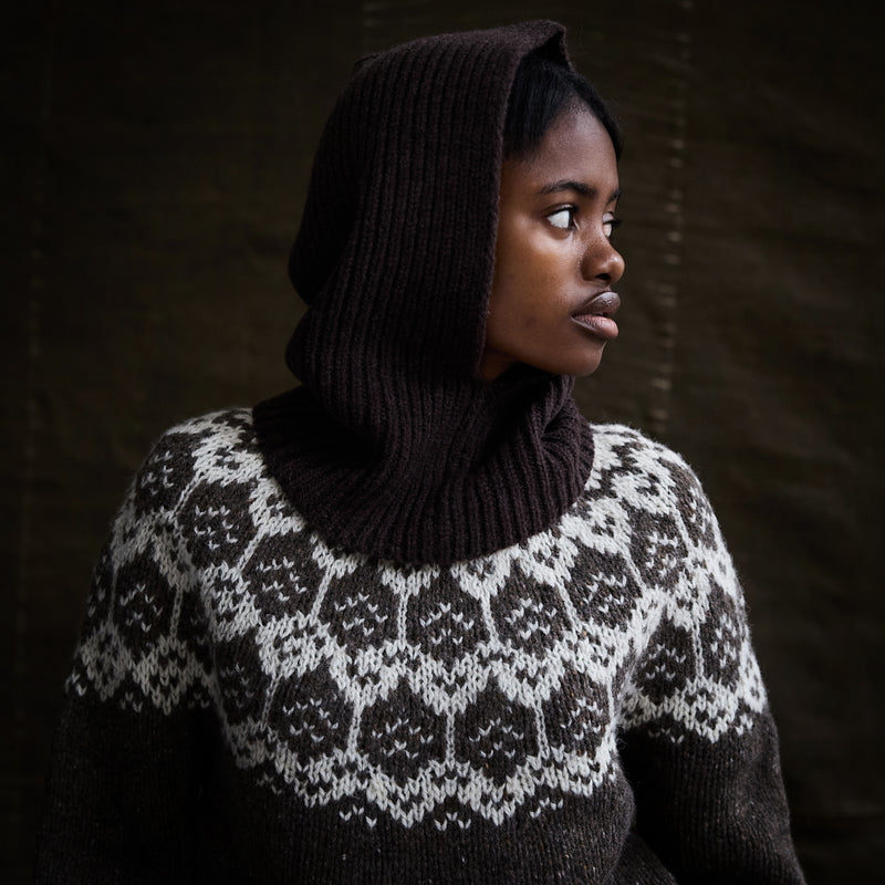 Norse Women's Sweater - Donegal Wool - Granite