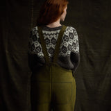 Roam Women's Trousers/Dungarees - Boiled Merino Wool - Seaweed