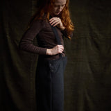 Roam Women's Trousers/Dungarees - Boiled Merino Wool - Anthracite