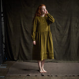 Ash Women's Dress - Cotton Corduroy - Seaweed