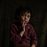 Puffin Baby & Kids Sweater - Merino Wool Fleece - Fig