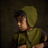 Boiled Merino Wool Hat - Seaweed