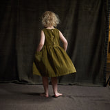 Aspen Dress - Cotton Corduroy - Seaweed