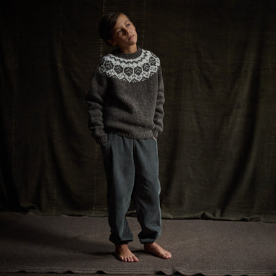 Linden Trousers - Cotton Corduroy - Storm