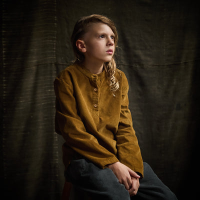 Larch Shirt - Cotton Corduroy - Copper