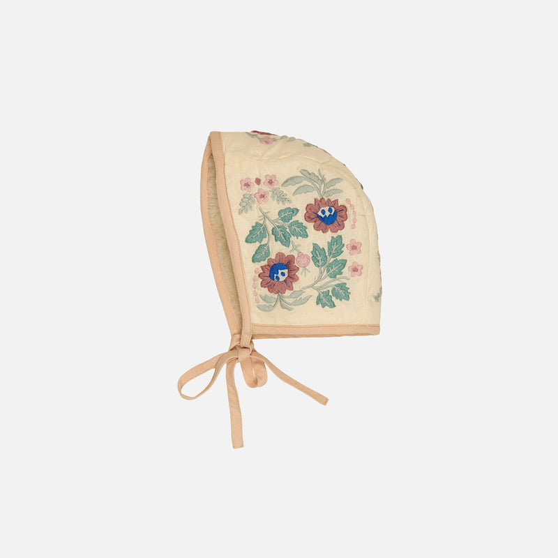 Baby Cotton Joni Bonnet - Cream