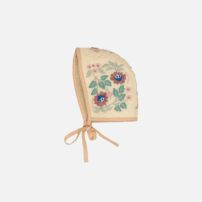 Baby Cotton Joni Bonnet - Cream