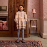 Kids Cotton Penelope Dress - Dried Rose