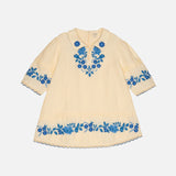 Kids Linen Deedee Dress - Cream