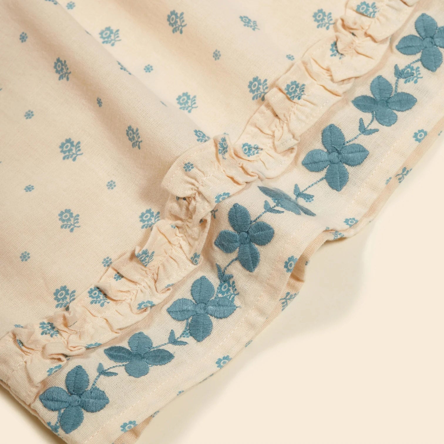 Cotton Pernille Dress - Meadow Calico Cashew – MamaOwl